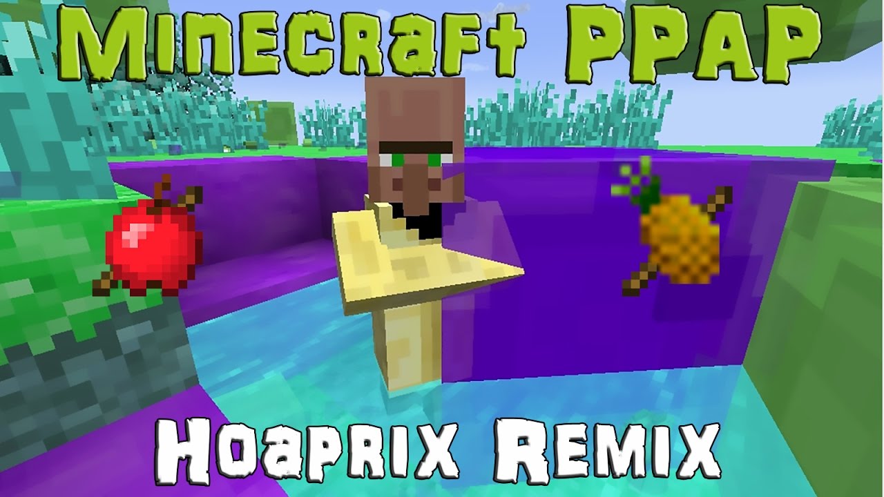 Minecraft Ppap Pen Pineapple Apple Pen Hoaprox Remix Drum Cover Youtube - ppap hoaprox remix roblox song