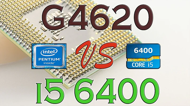 G4620 vs i5 6400 - Benchmark / Gaming Tests Review and Comparison / Kaby Lake vs Skylake