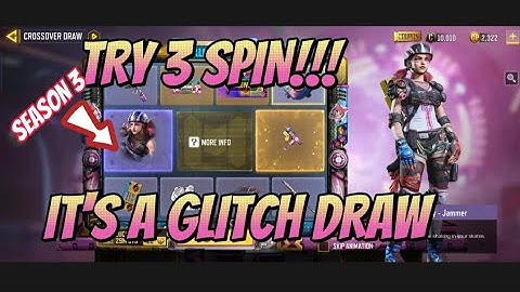 Try 3 Spin get CROSSOVER draw  ARTERY-JAMMER DRAW  LEGENDARY MAC-10ATOMIC STAR #CROSSOVER #LUCKDRAW