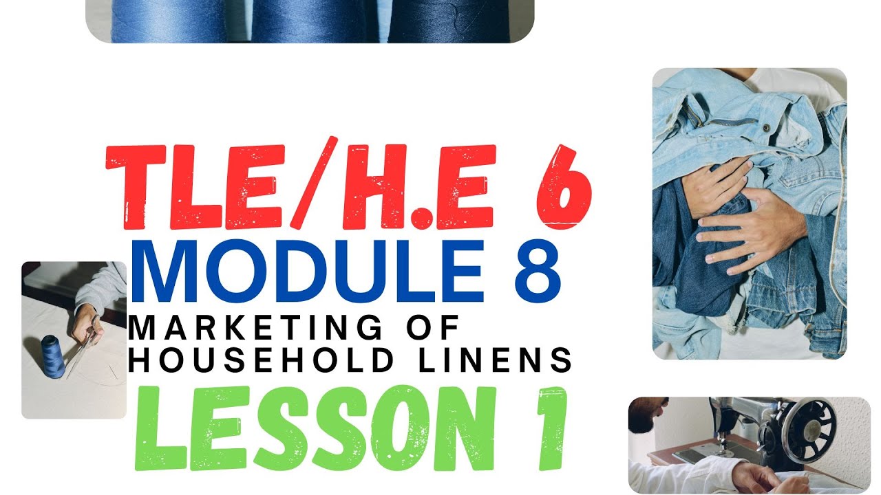 TLE/H.E6 MODULE8Marketing of Household Linens YouTube