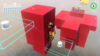 Super Mario Odyssey - Cascade Kingdom Moon #38: Atop a Wall Among the Clouds