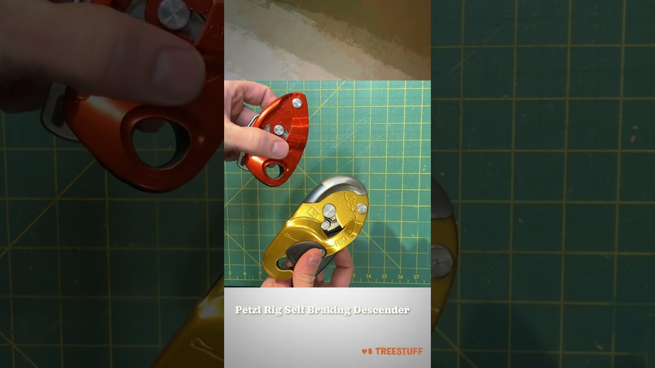 Petzl Rig Self Braking Descender - Dan Wesson's Video Review #shorts