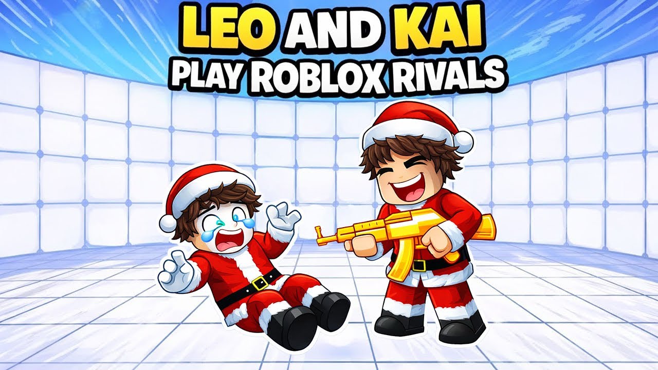 LEO AND KAI PLAY ROBLOX RIVALS ft Strawhatroblox - YouTube