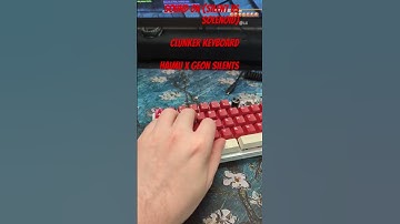 Clunker 40% Silent VS Solenoid #keyboard #technology