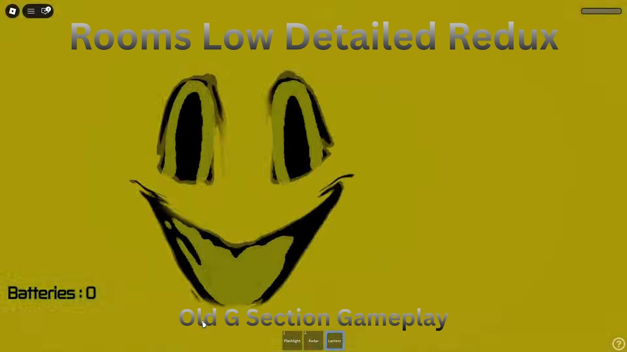 Old G Section Gameplay | Rooms Low Detailed Redux [MAJOR UPDATE] - YouTube