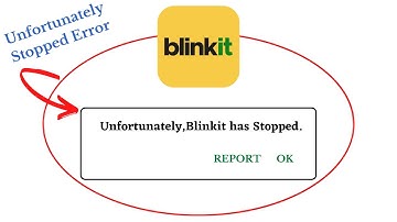 Unfortunately, #blinkit Has Stopped Error in Android - App Not Open Problem | AllTechapple