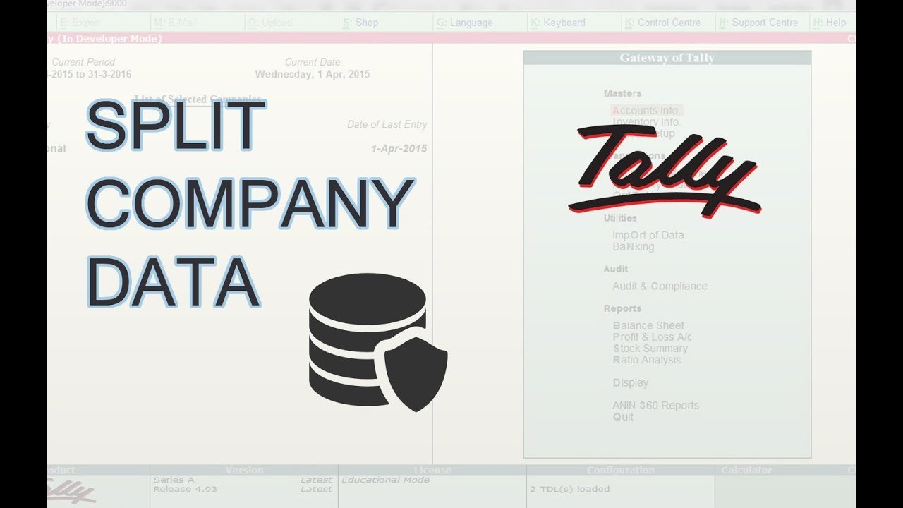 how-to-split-company-in-tally-erp-9-learn-split-company-data-in-tally