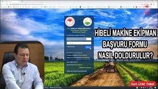 Hibeli Makine Ekipman Desteği Başvuru Formu