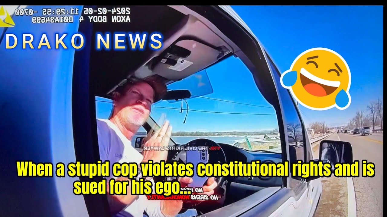 When lying cops realize they messed with the wrong person, and is sued ...