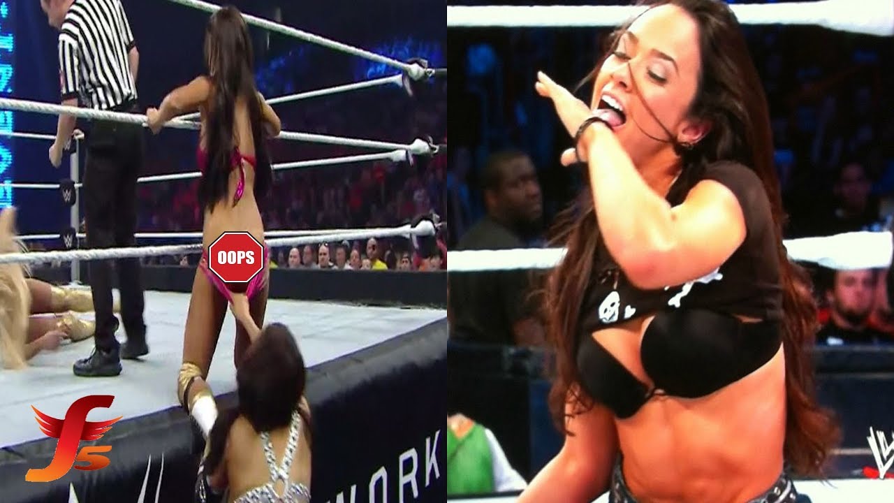 Top 5 WWE Divas Wardrobe Malfunctions That Will Shocked You, famous top5, w...