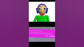 Baldi Reacts To A PC Restart Rant (Remastered) #baldisbasics #windows