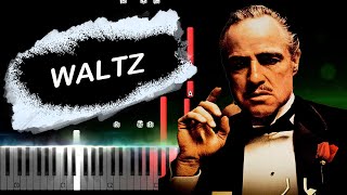 The Godfather - Main Title (The Godfather Waltz) Piano Tutorial Piano Go Life
