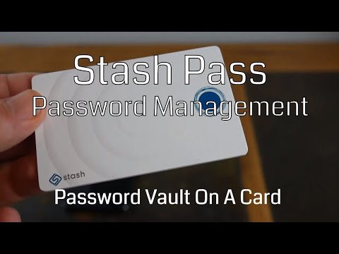 Stash Pass Card & App: Your Offline Secure Password Vault In Your Wallet
