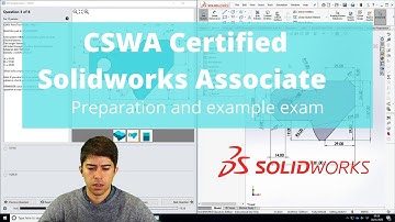 CSWA | Certified Solidworks Associate practise exam and tips on preparing | Solidworks tutorial