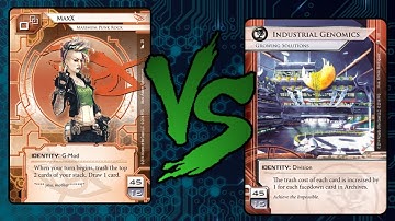 Android: Netrunner - Crash Test #155 MaxX Data Folding VS Jinteki IG Asset Heavy