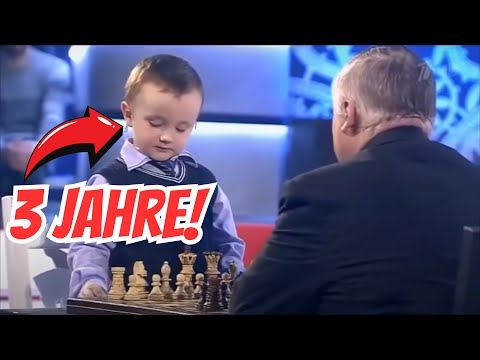 3-jähriges Schach-WUNDERKIND gegen Ex-Weltmeister Anatoly Karpov!