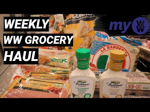 WEEKLY WW GROCERY HAUL FOR WEIGHT LOSS | STAPLES FOR WW (WEIGHT