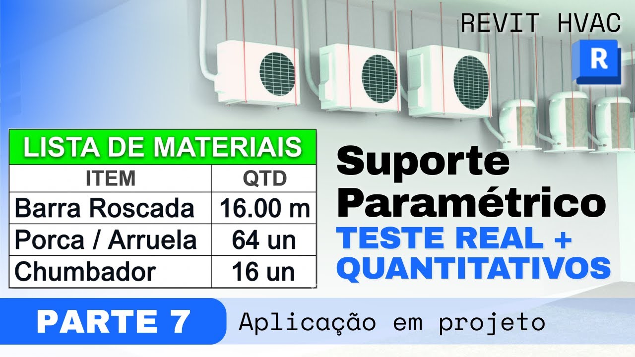 Do Zero ao Quantitativo Automático: Testando o Suporte Paramétrico no Template Revit HVAC