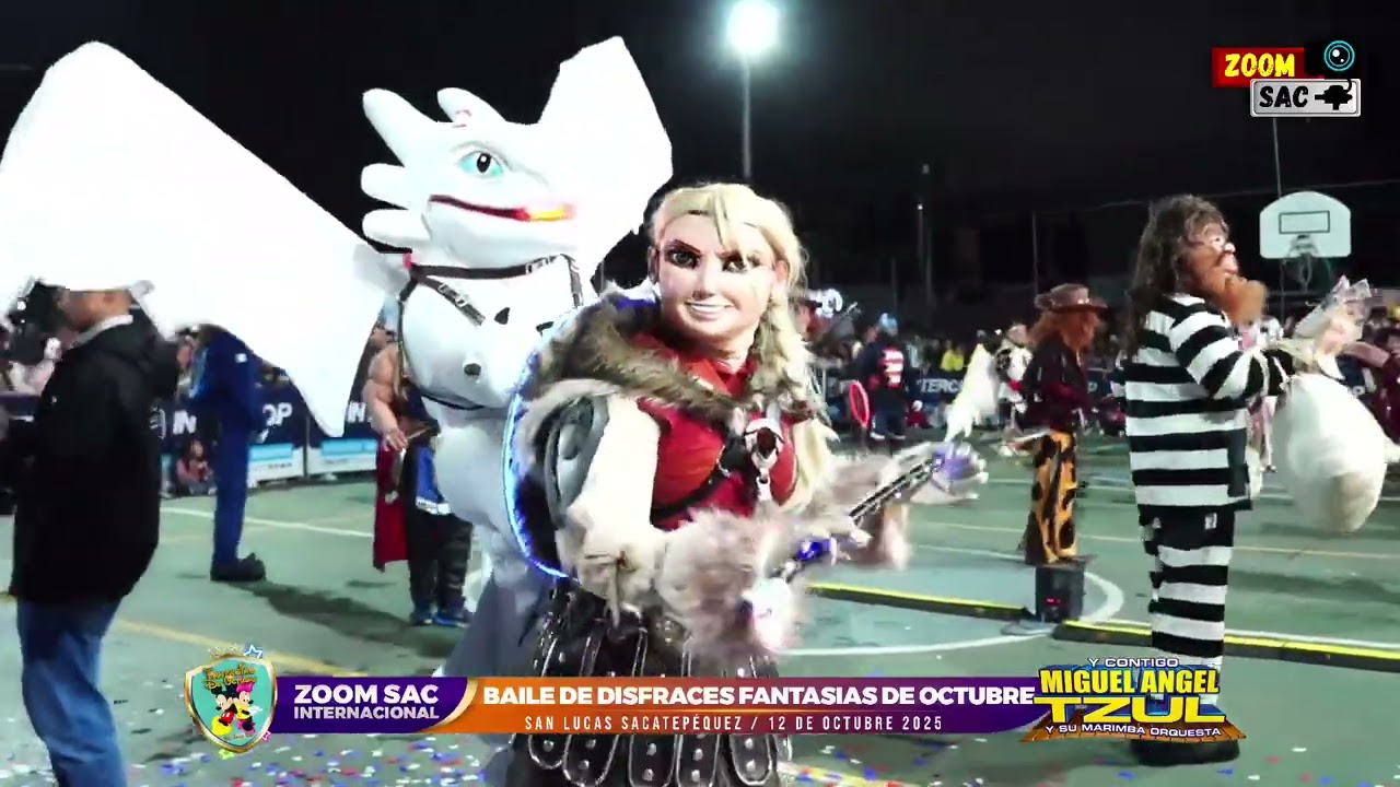 Presentación Final Baile de Disfraces Fantasias de Octubre San Lucas Sacatepéquez 2025