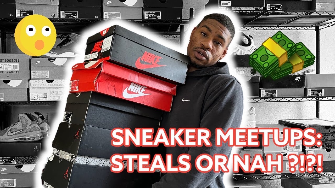 BUYING STEALS AT SNEAKER MEETUPS + UNBOXING SHOES TO RESELL & AIMÉ LEON ...