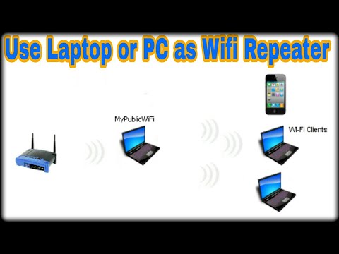 Turn your Laptop into a Wi-Fi Hotspot or Repeater