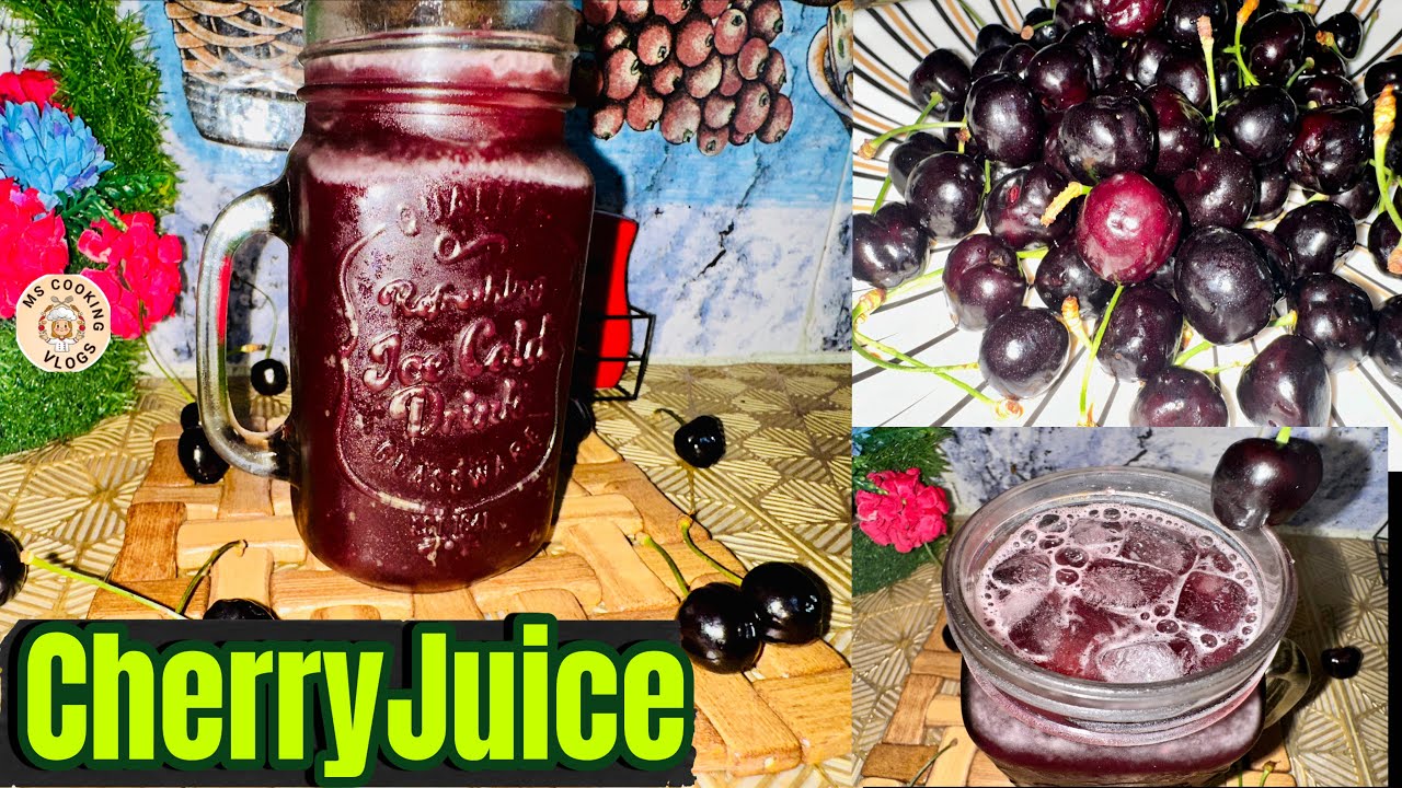1 Minute Recipe | Cherry Juice Recipe |How To Make Cherry Juice |چیری کا جوس بنانے کا آسان طریقہ |