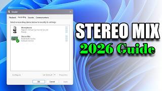 Fix Stereo Mix Missing Ultimate Realtek Driver &amp; Windows 11 Guide 2026