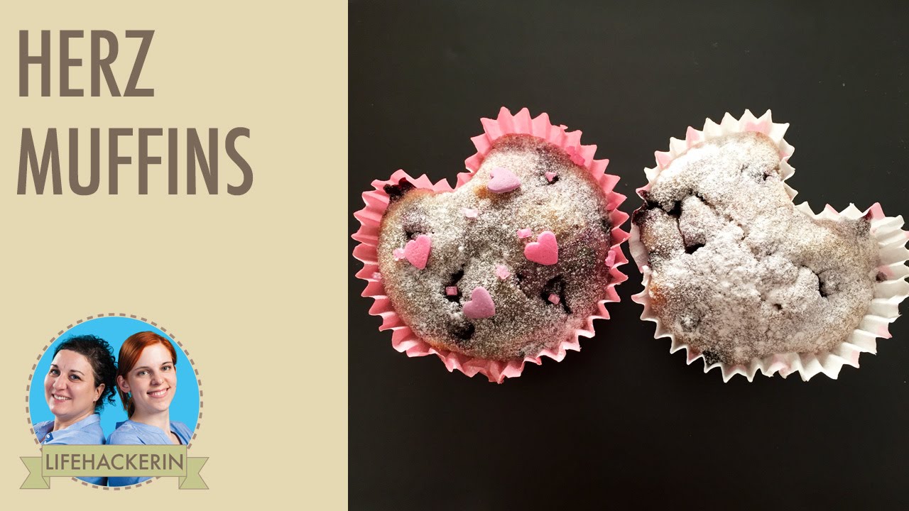 Muttertag YouTube Muffins Herzform - Valentinstag Herz | | & in Kuchen