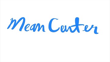 6.1 Finding the Mean Center in R