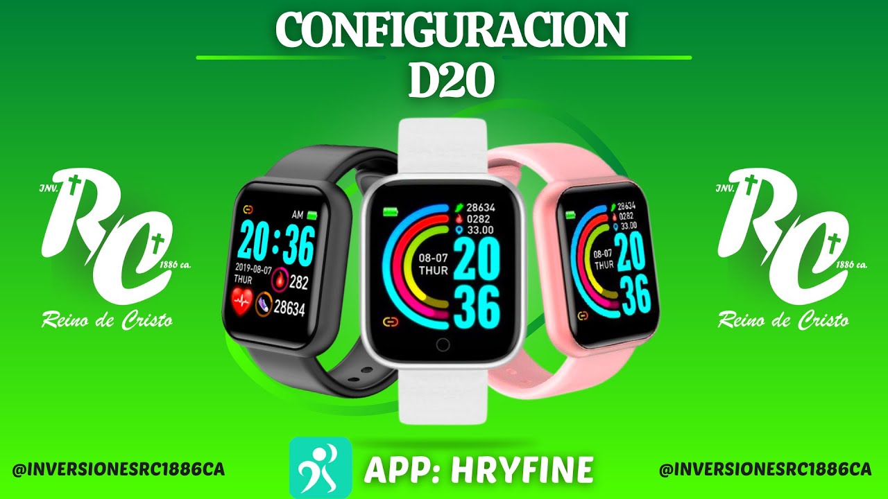 Como configurar e Sincronizar Smartwatch D13 (Nova versão app HryFine) 