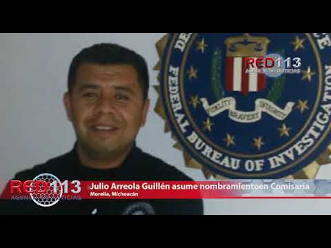 VIDEO Julio Arreola Guillén asume nombramiento como encargado de despacho de la Comisaría Municipal de Morelia