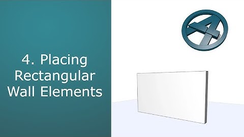 4. Placing Rectangular Wall Elements in ArchiFrame