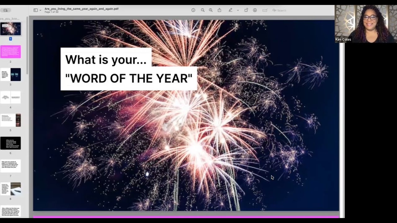 Unleash Your Best Year Yet with Your Personal Word of Power!