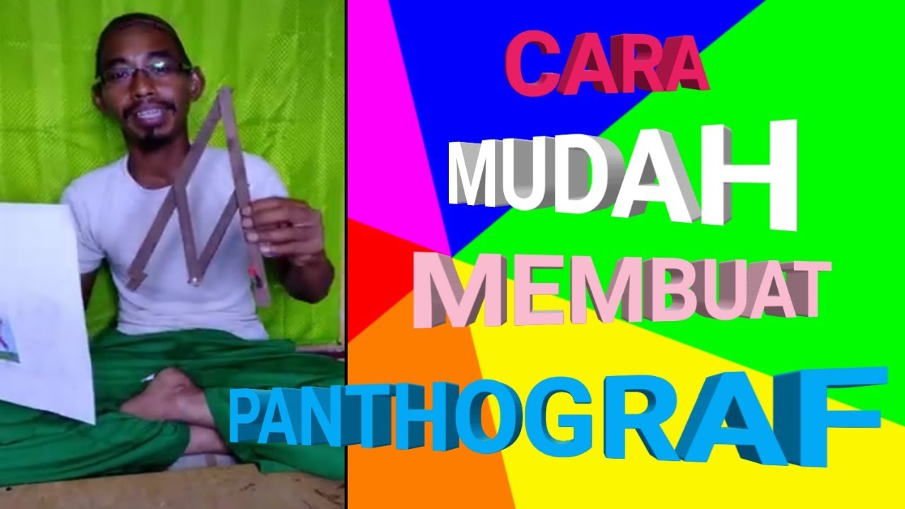 Cara Membuat Alat Menggambar atau Pantograf - YouTube