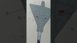 contenido de la caja del MIrage III E #maquetas #1/48, #italeri