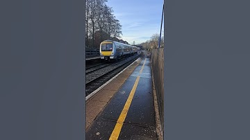 Chiltern Railways class 168 departing Sudbury Hill Harrow 168328 17/1/23 #shorts