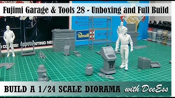 How to build a 1/24 scale garage diorama - Beginner Buildz pt1  [494 Garage S1 Ep6]