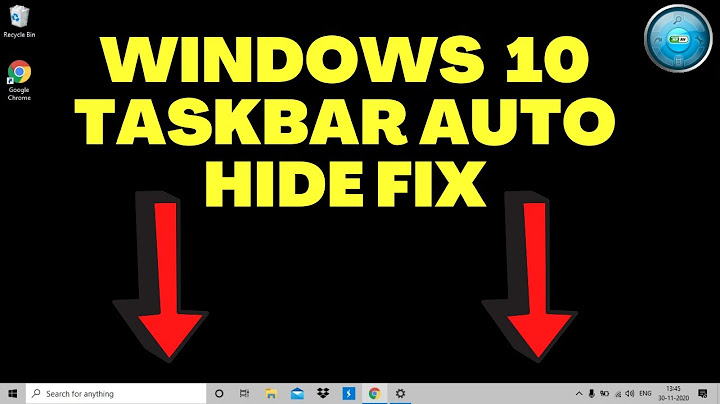 Keep the taskbar on top of other windows