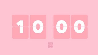 10 Minute Sakura Simple Timer 🌸 | No Sound | Soft Pastel Countdown screenshot 2