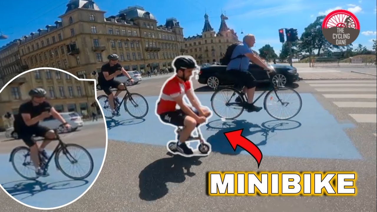I TRIED TO RIDE A Stage of the Tour de France ON A MINI BIKE! Tour de