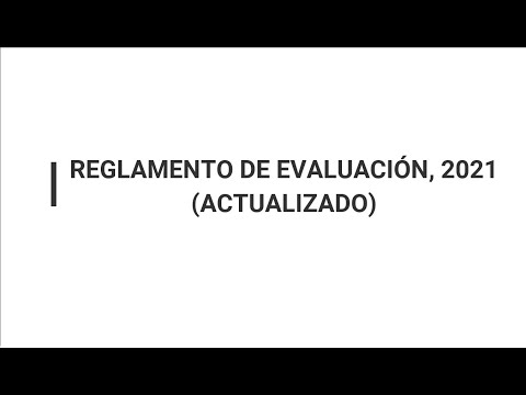 Video: Reglas De Evaluación De Estudiantes