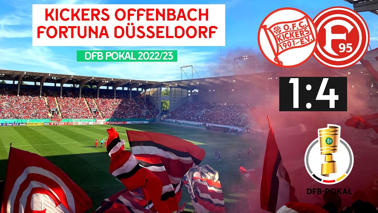3000 Fortuna Fans beim OFC | Kickers Offenbach - Fortuna Düsseldorf ( 1:4 ) 30.07.2022 DFB Pokal