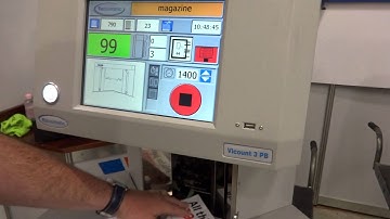 Paper counting machine - Vacuumatic Vicount 3 - counting magazines with variable gsm sheets