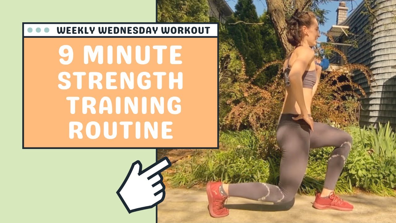 9 Minute Low Impact Strength Training Workout Routine 