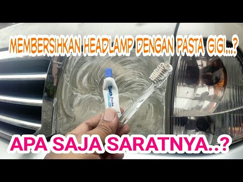 Video: Apakah pasta gigi benar-benar membersihkan lampu depan?