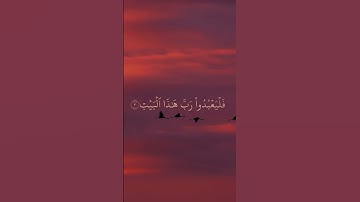 #فارس_عباد  سورة قريش كاملة عدد آياتها 4 #اكسبلور #راحة_نفسية
