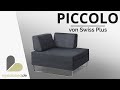 PICCOLO Schlafsessel / Hocker Bed for Living von Swiss Plus - mysofabed.de