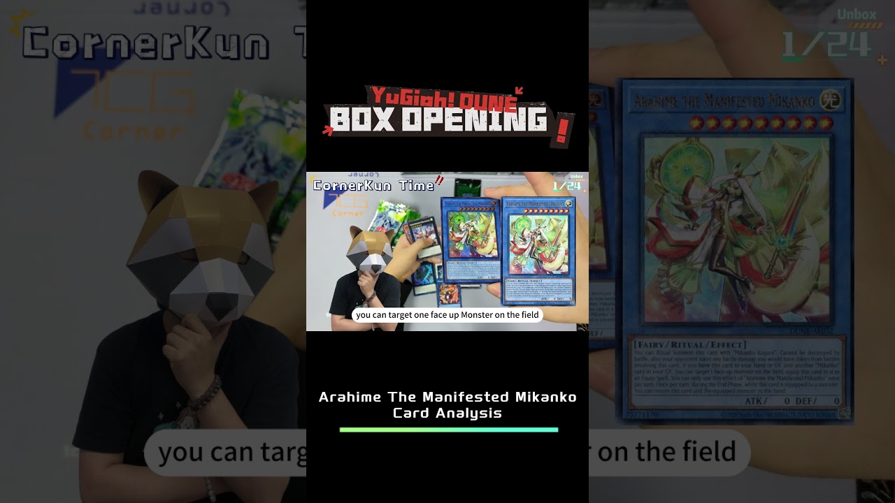 Arahime The Manifested Mikanko Card Analysis 