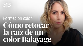 ¿Cómo retocar la raíz en un color Balayage?