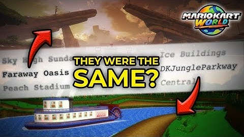 The Unused and Repurposed Tracks of Mario Kart World!
